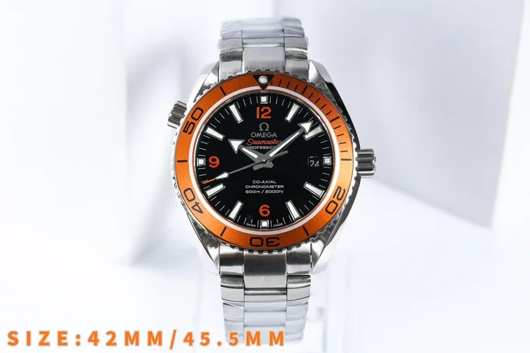 Omega Seamaster Planet Ocean Steel Orange Dial 42mm