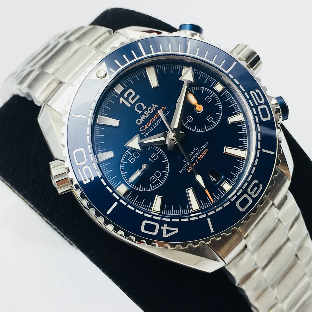 Omega Seamaster Planet Ocean Steel Orange Dial 45.50mm