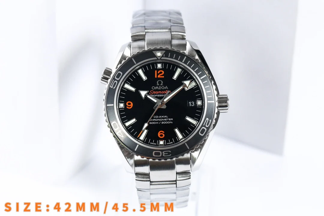 Omega Seamaster Planet Ocean Steel — detail