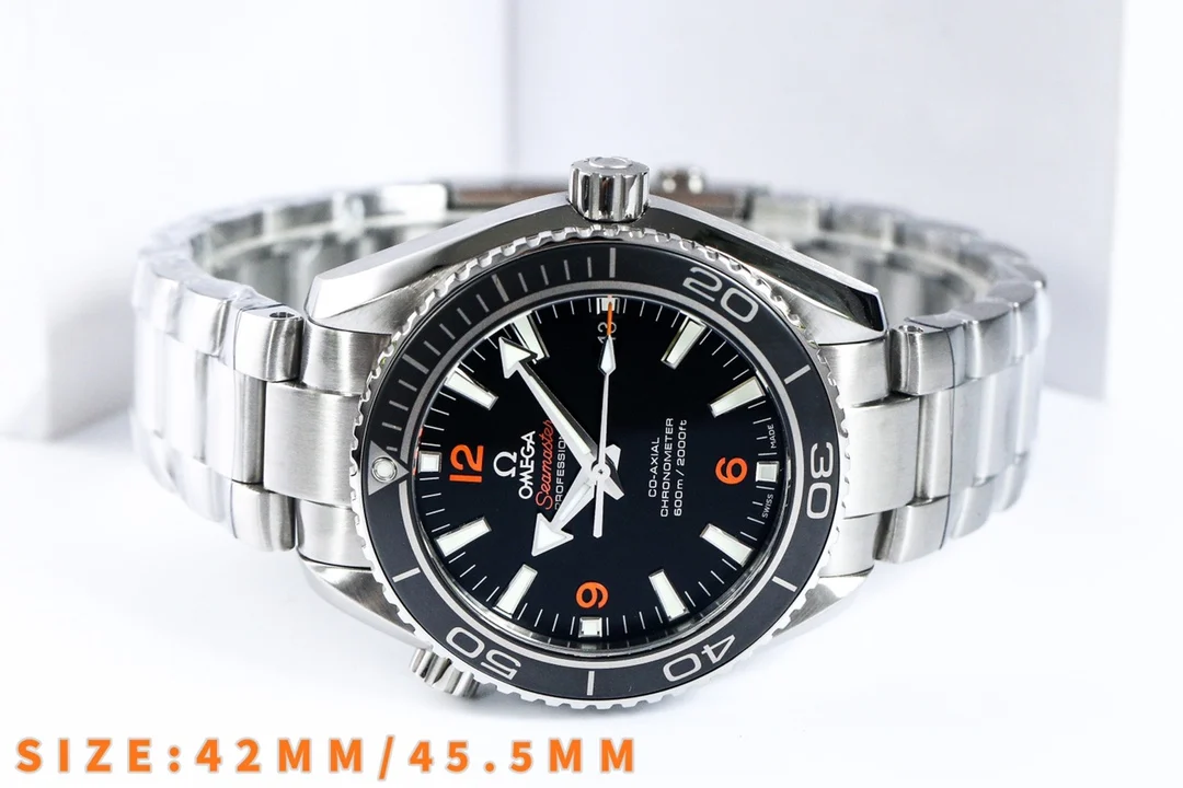 Omega Seamaster Planet Ocean Steel — detail