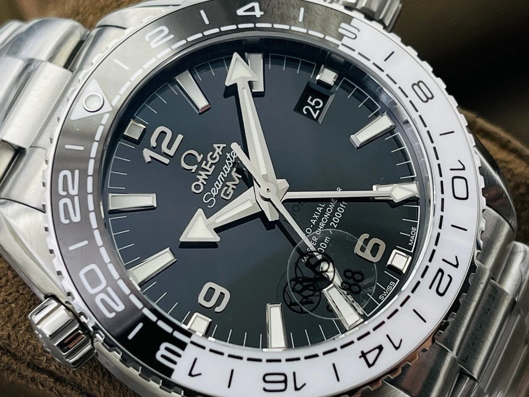 Omega Seamaster Planet Ocean Tai Chi Ceramic — photographed off the sweep