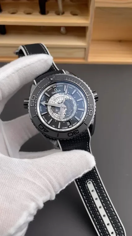 Omega Seamaster Planet Ocean World Time 45.5mm