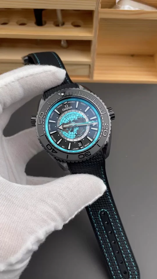 Omega Seamaster Planet Ocean World Time Tiffany