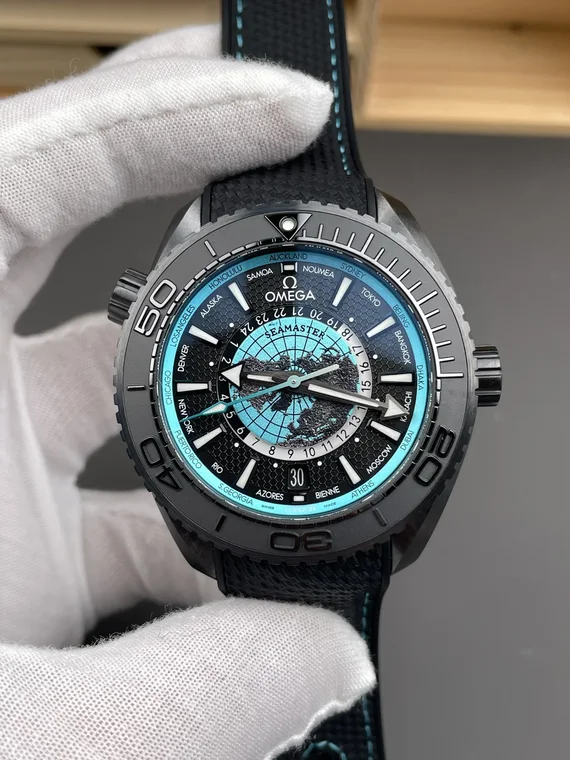 Omega Seamaster Planet Ocean World Time Tiffany