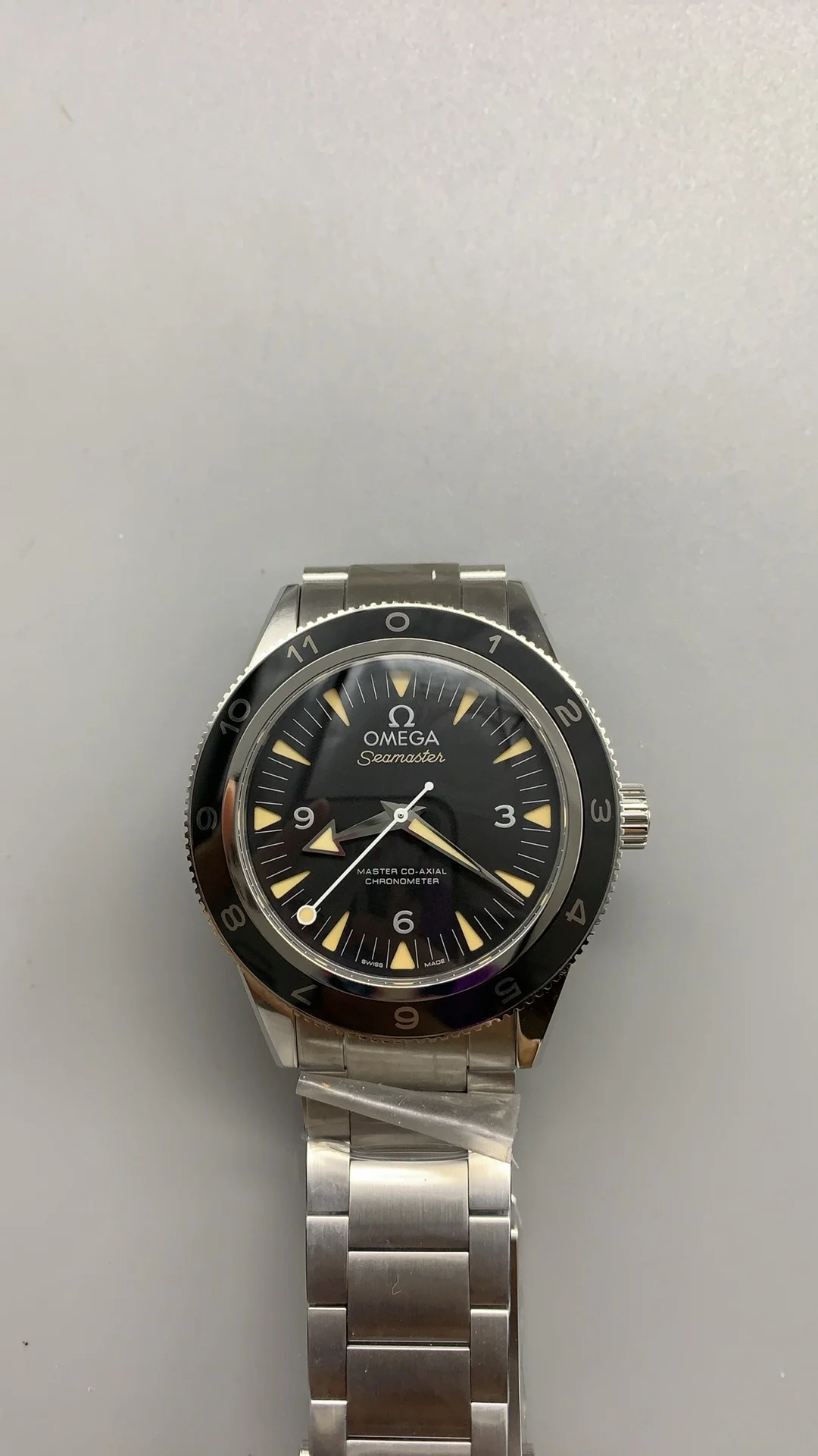 Omega Seamaster Spectre — photographed off the sweep