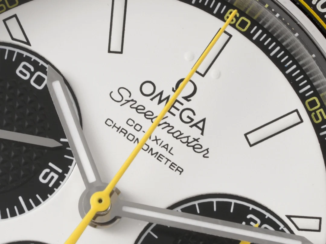 Omega Speedmaster 326.32.40.50.06.001 — photographed off the sweep