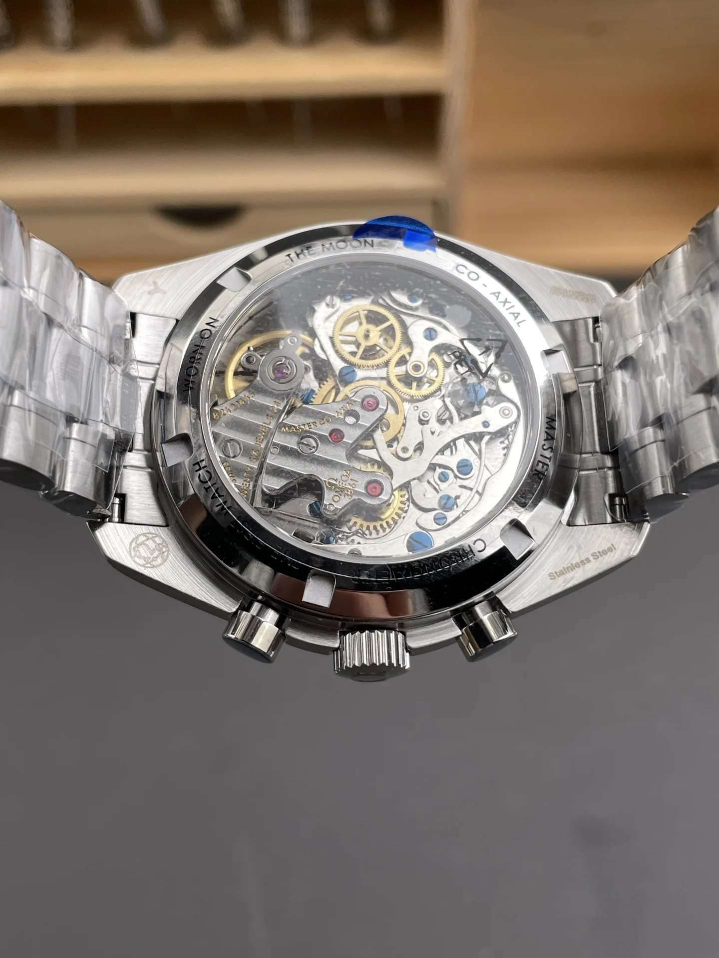 Omega Speedmaster Moonwatch 42mm — photographed off the sweep