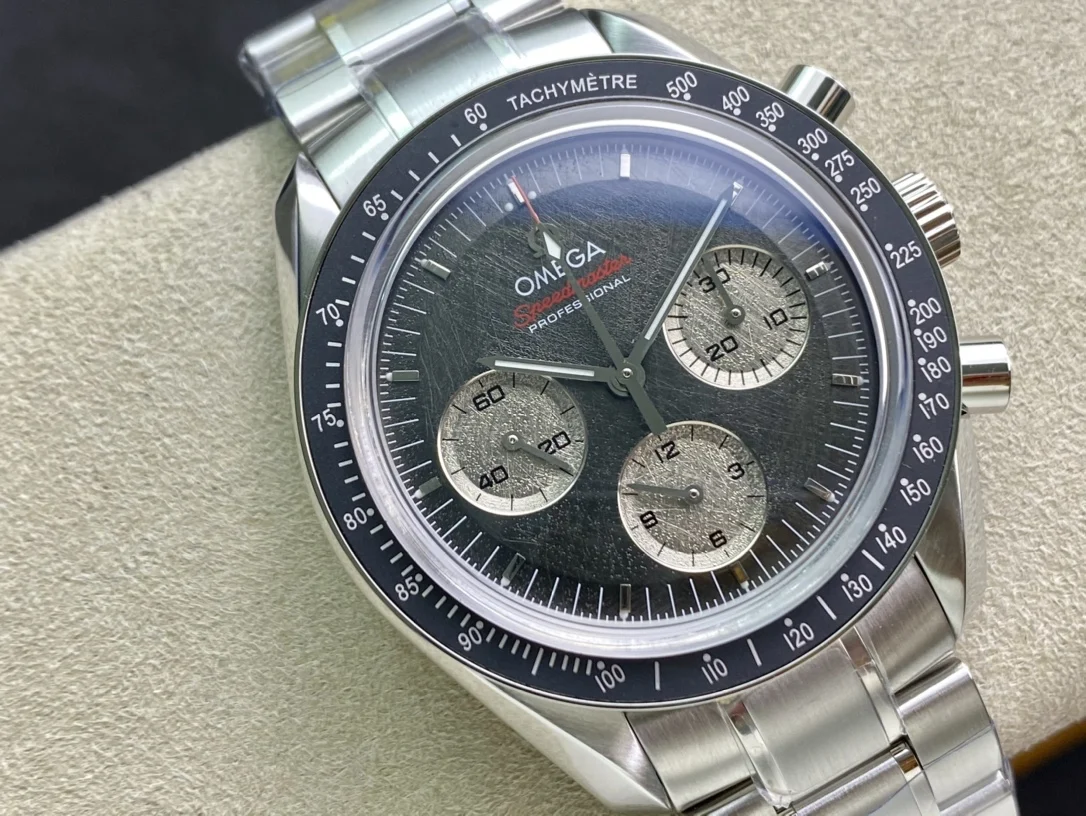 Omega Speedmaster Moonwatch Ceramic — photographed off the sweep