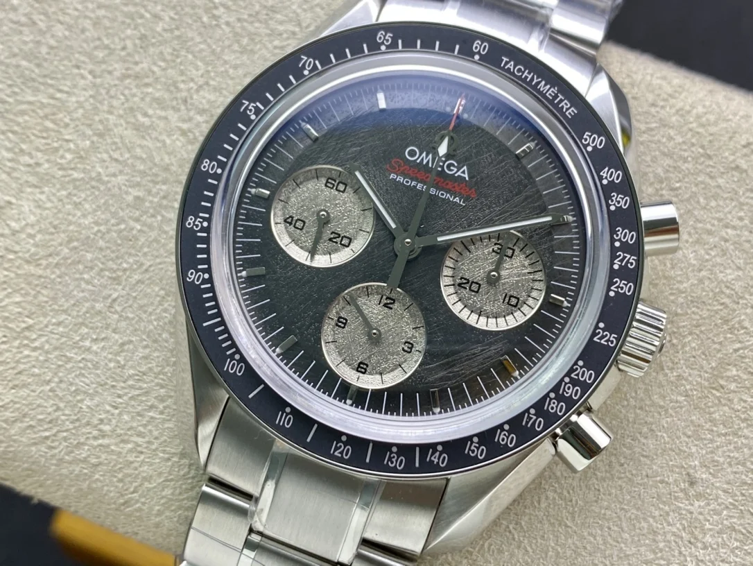 Omega Speedmaster Moonwatch Ceramic — photographed off the sweep