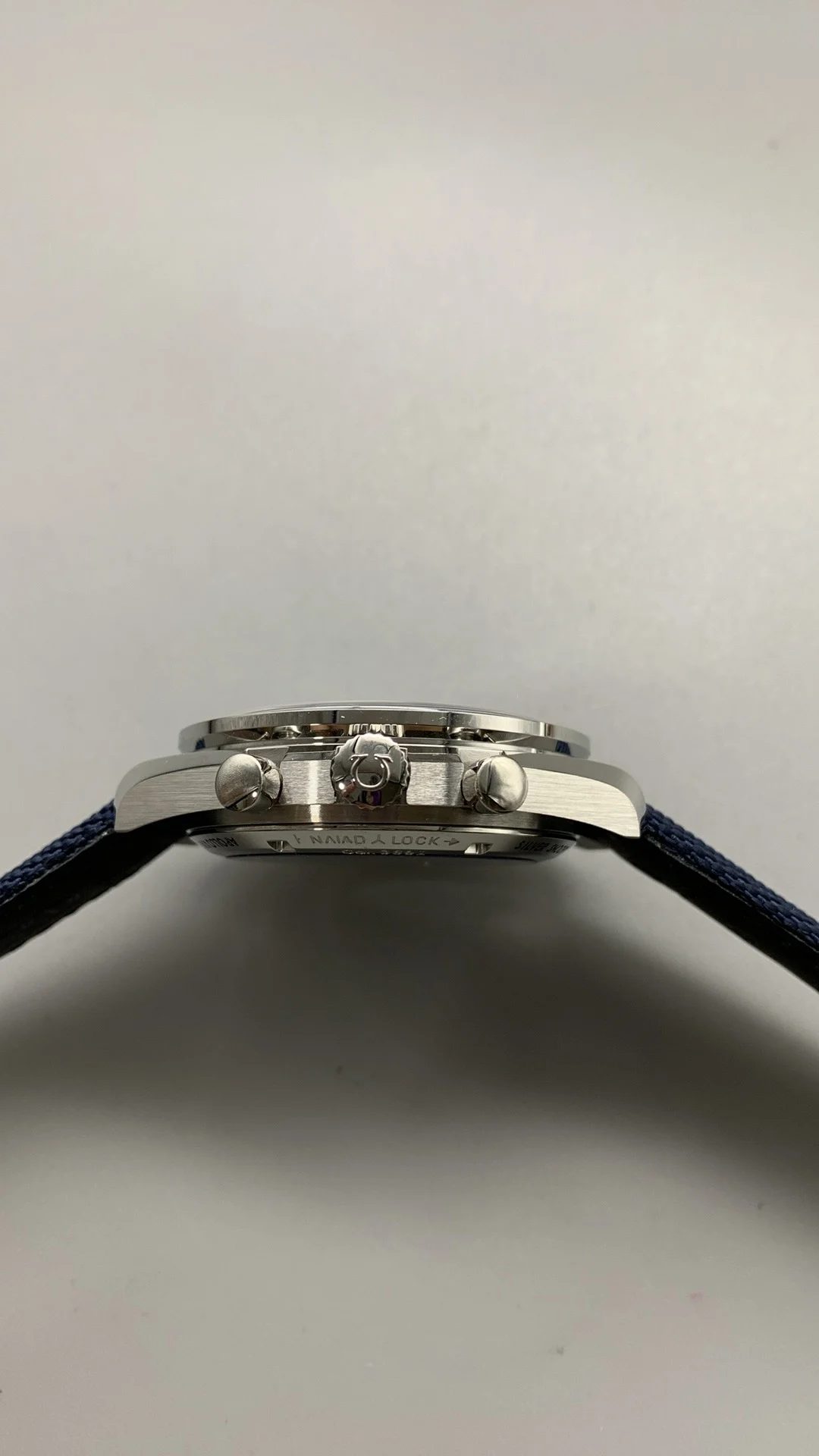 Omega Speedmaster Snoopy β photographed off the sweep