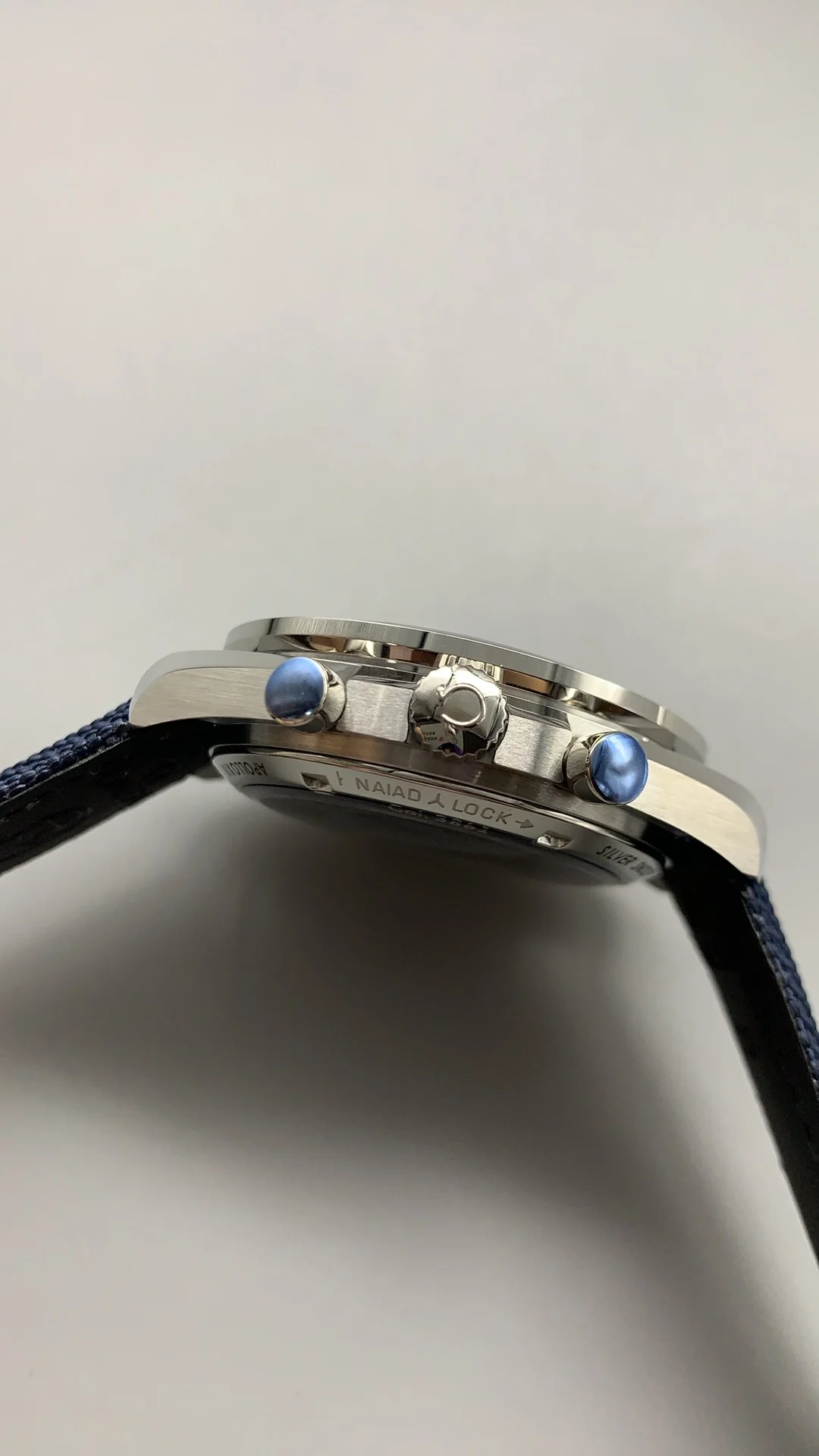 Omega Speedmaster Snoopy β photographed off the sweep