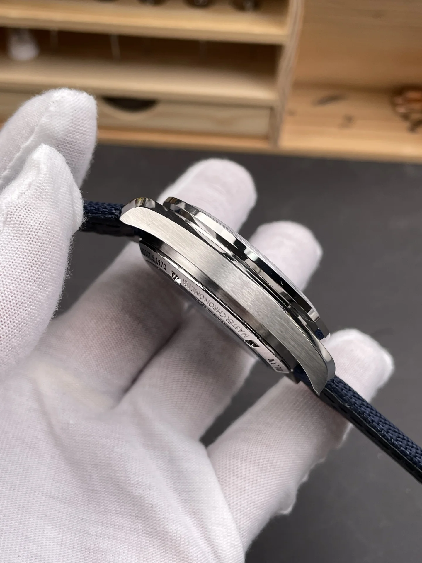 Omega Speedmaster Snoopy 42mm — photographed off the sweep