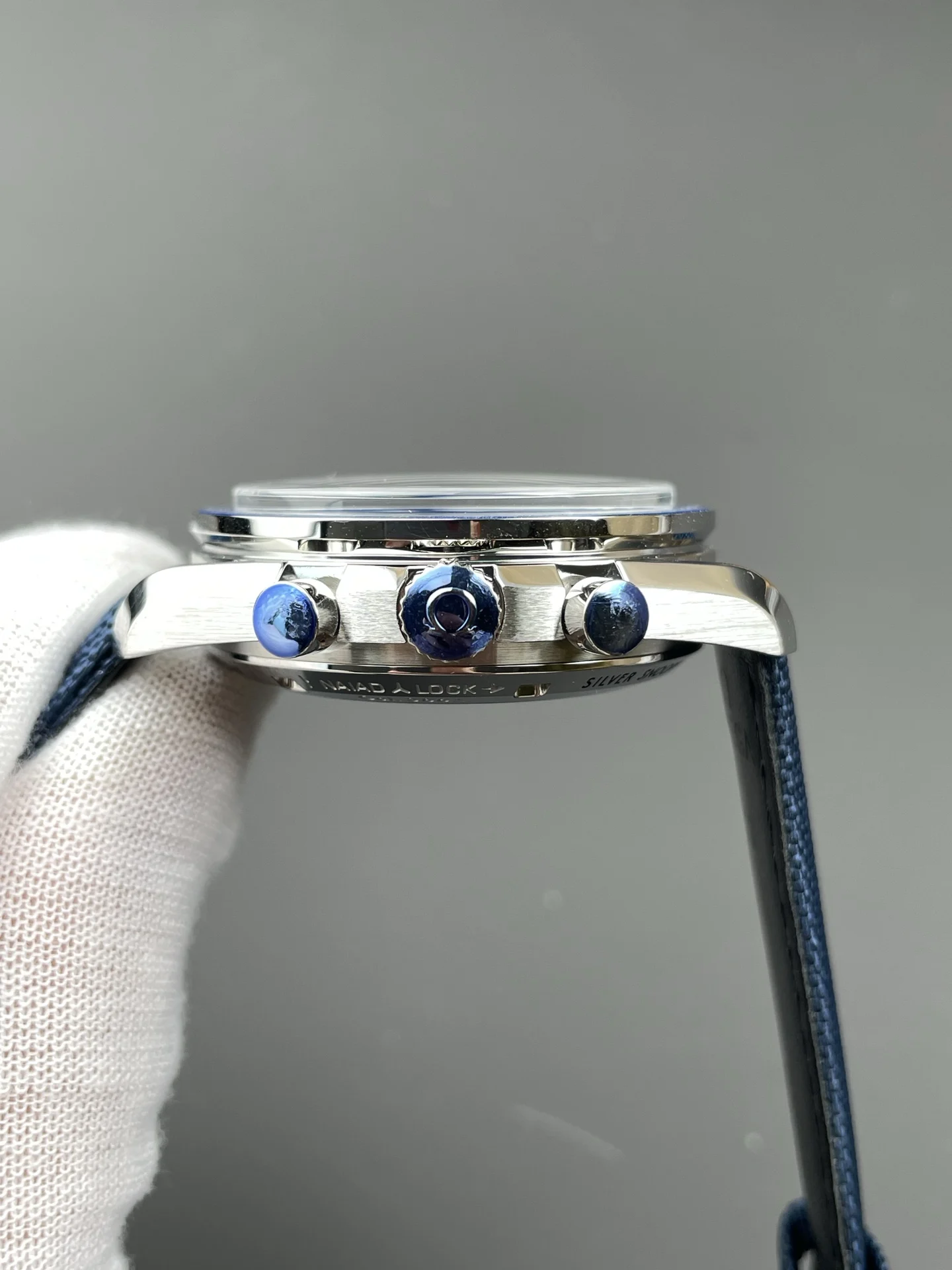 Omega Speedmaster Snoopy 42mm — photographed off the sweep