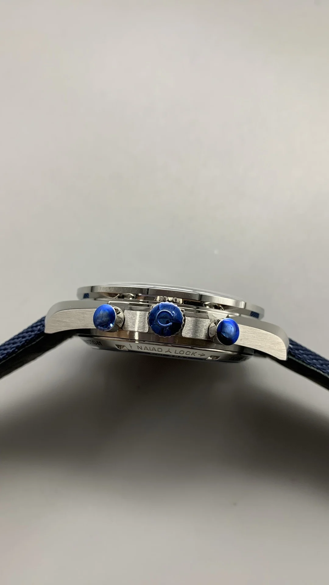Omega Speedmaster Snoopy β photographed off the sweep