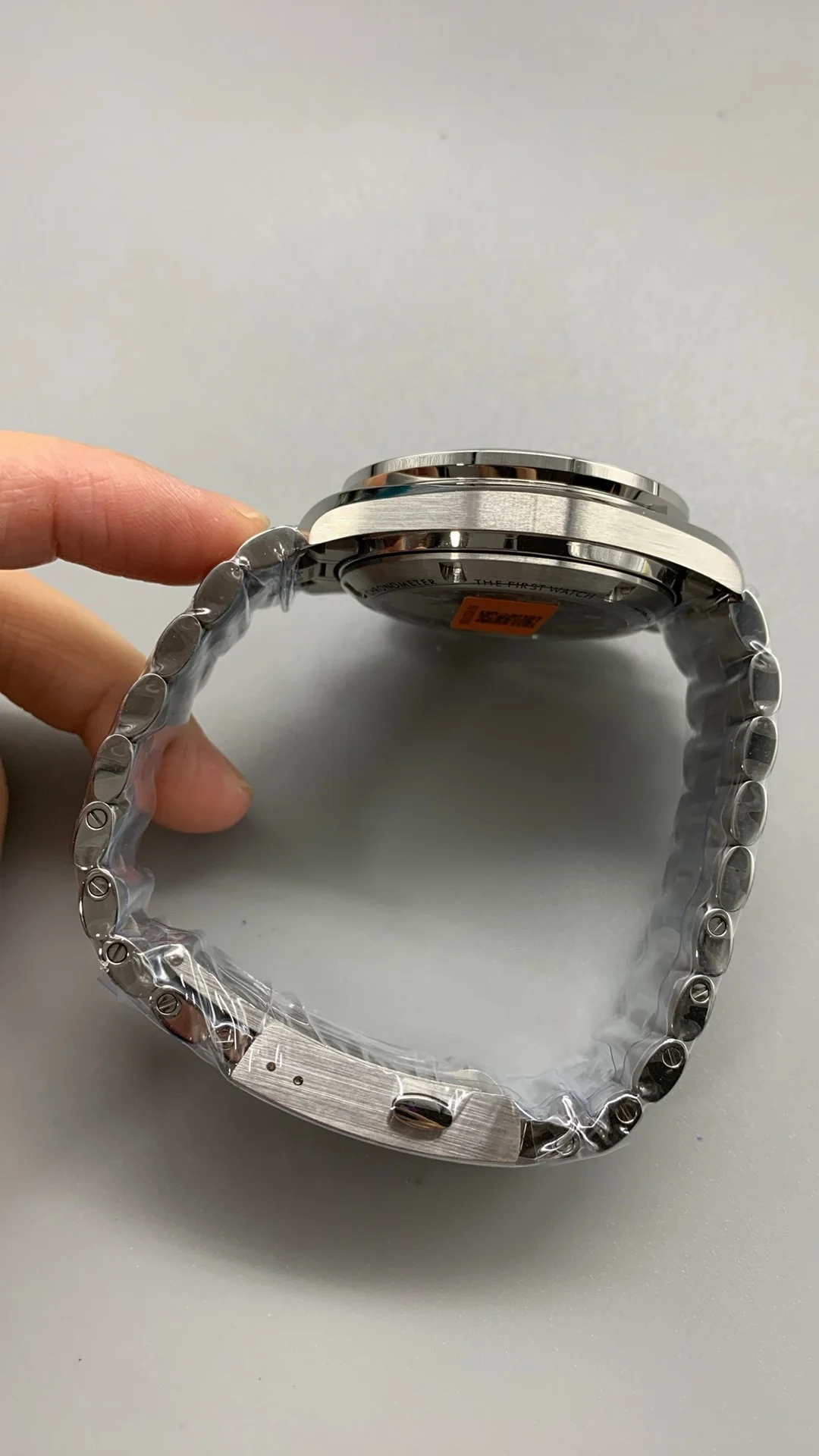 Omega Speedmaster — photographed off the sweep