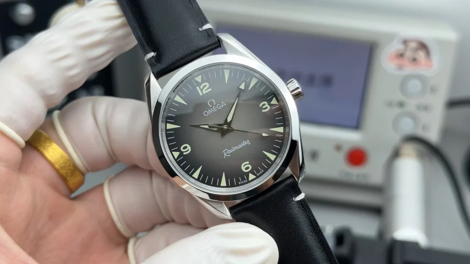 Omega Steel Black Dial