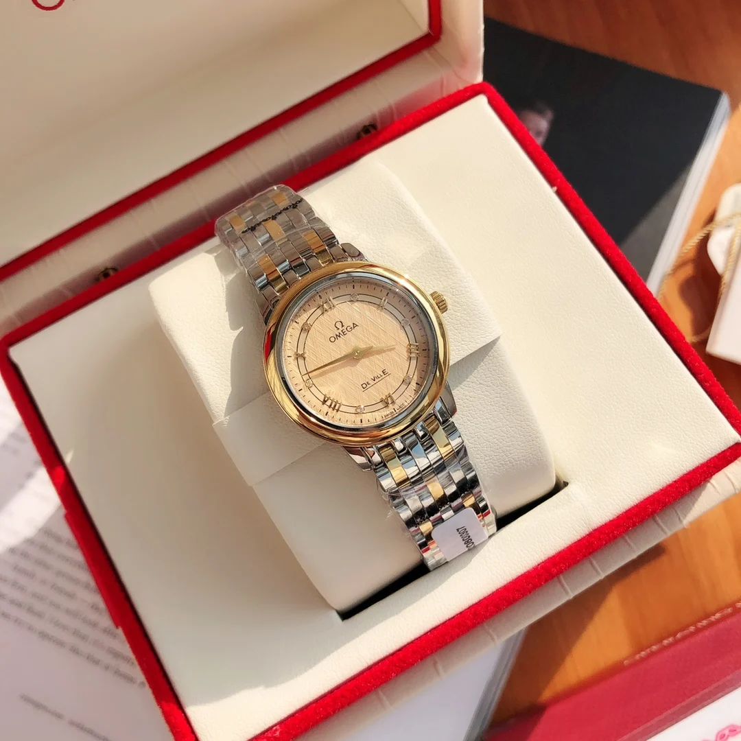 Omega Steel Diamond-Set 27.4mm