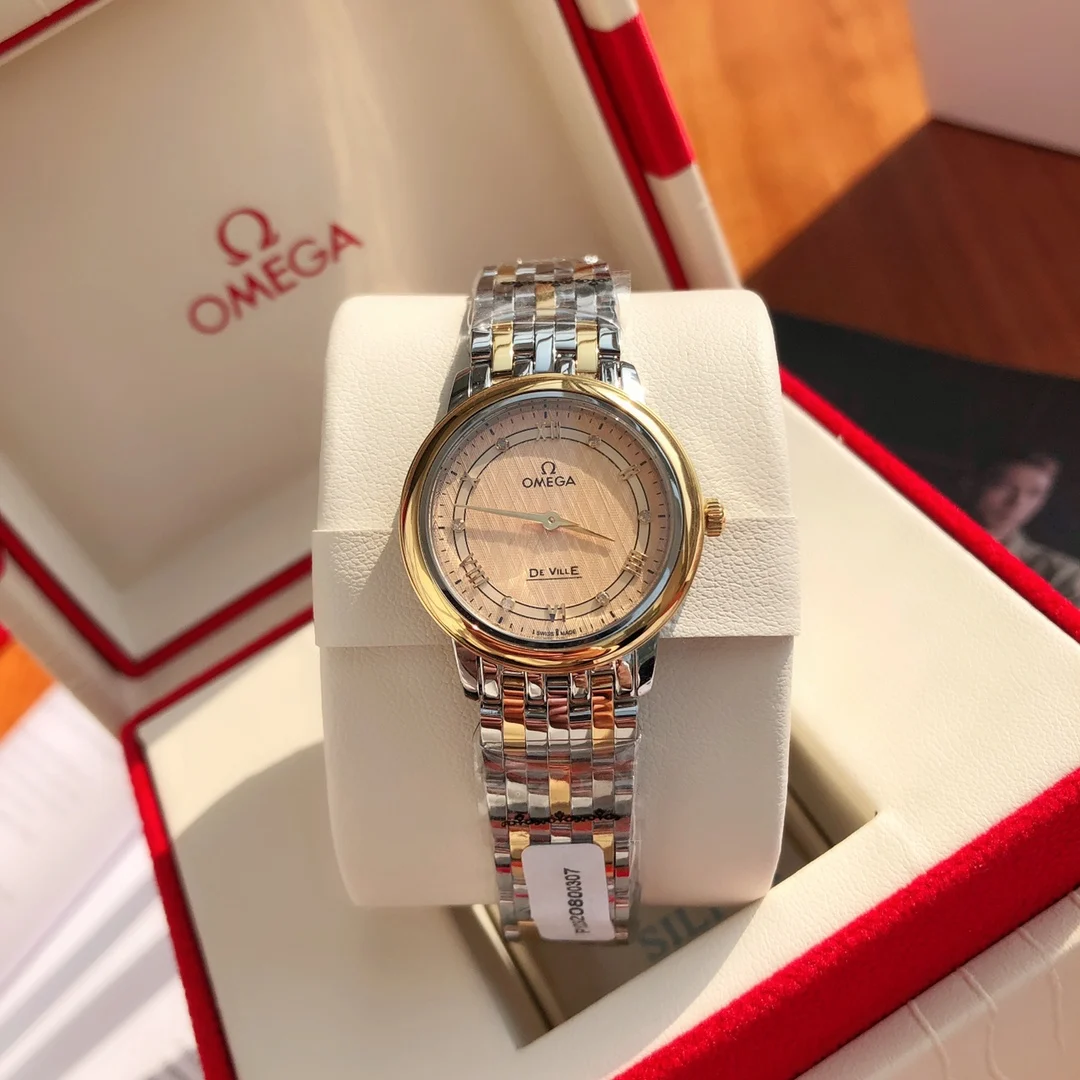 Omega Steel Diamond-Set 27.4mm — photographed off the sweep
