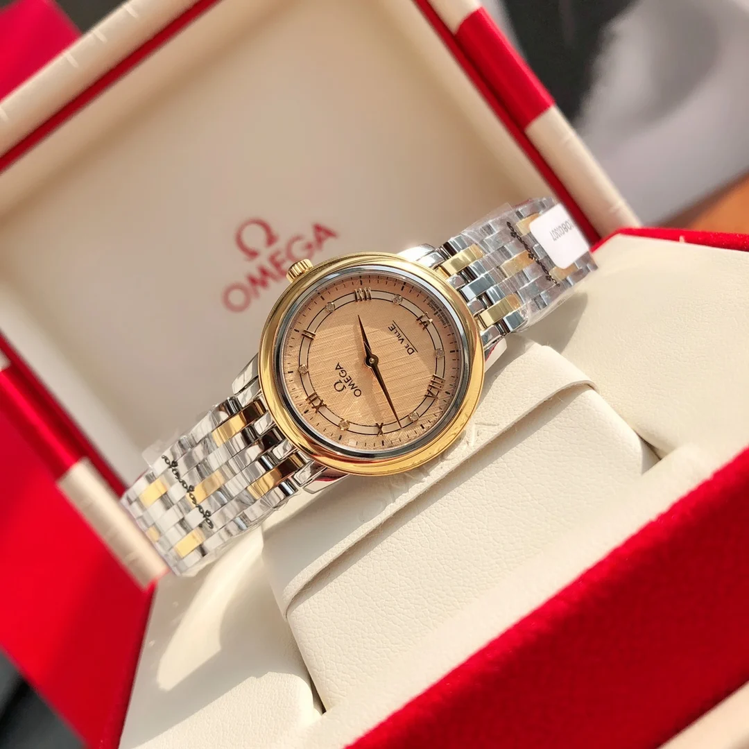 Omega Steel Diamond-Set 27.4mm — photographed off the sweep