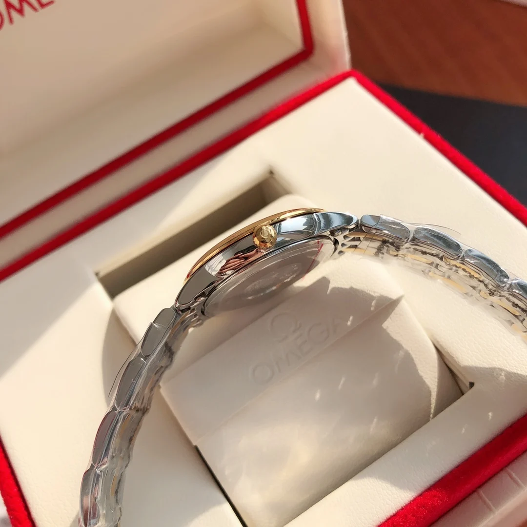 Omega Steel Diamond-Set 27.4mm — photographed off the sweep