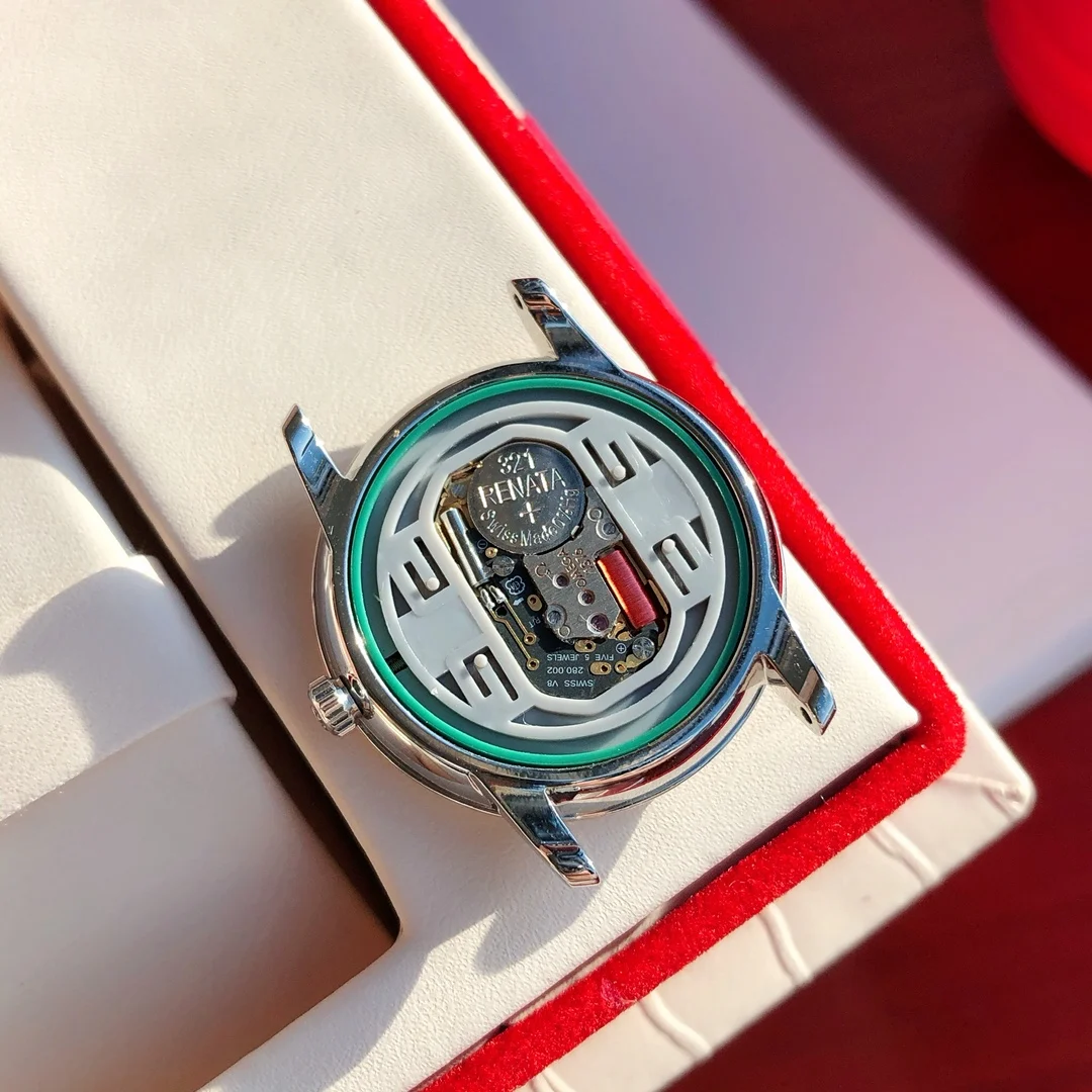 Omega Steel — photographed off the sweep