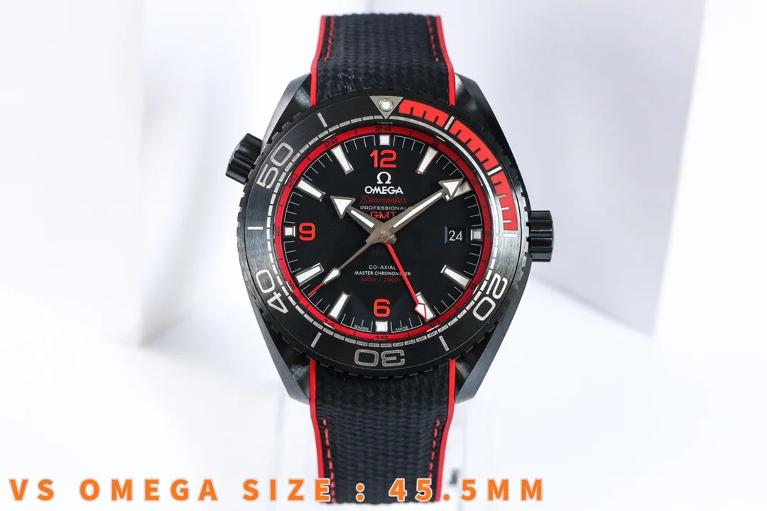 Omega Titanium Black Dial — detail