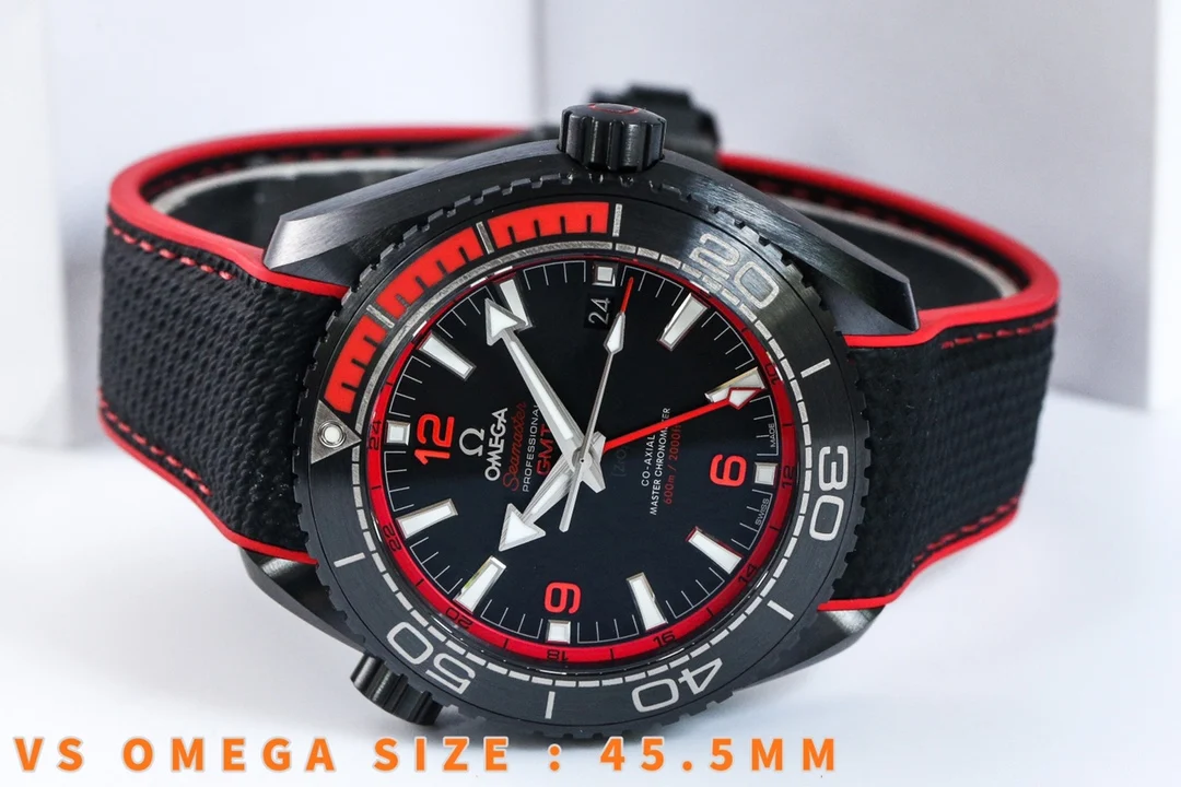 Omega Titanium Black Dial — photographed off the sweep
