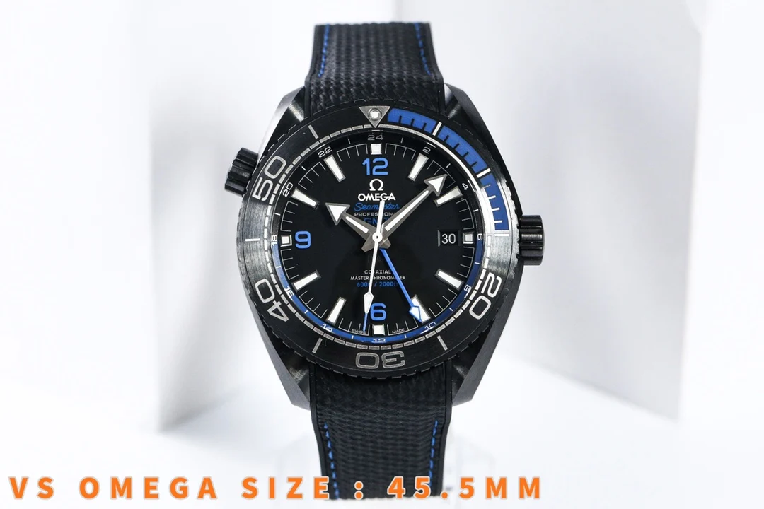 Omega Titanium Black Dial — detail