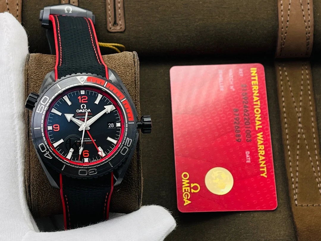 Omega Titanium Black Dial — photographed off the sweep