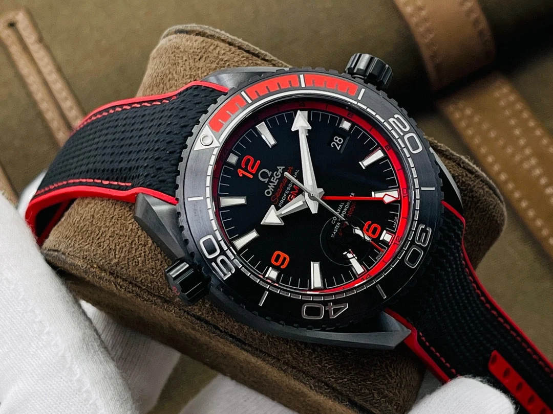 Omega Titanium Black Dial — photographed off the sweep