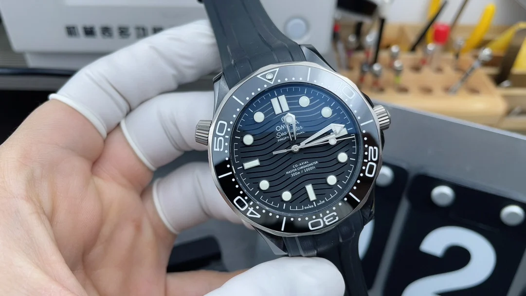 Omega Titanium — photographed off the sweep