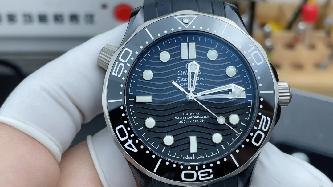 Omega Titanium — photographed off the sweep