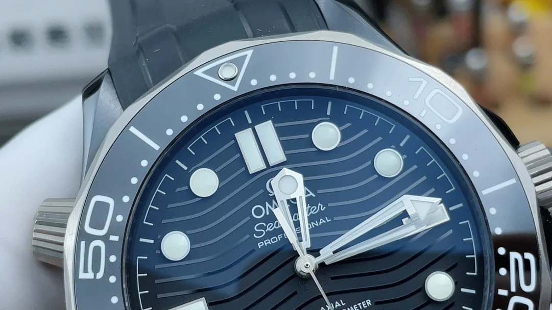 Omega Titanium — photographed off the sweep