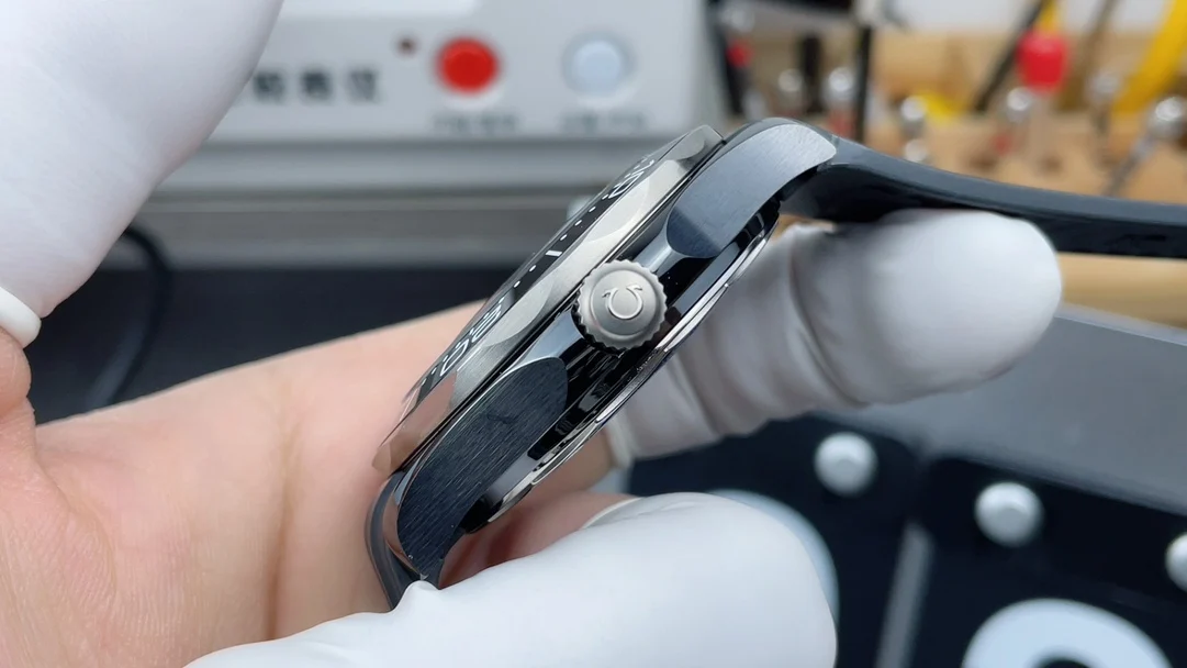 Omega Titanium — photographed off the sweep