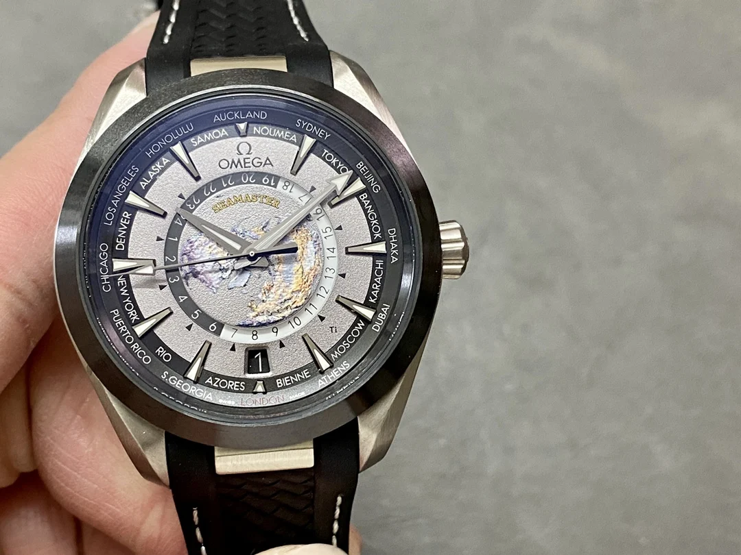 Omega World Time Titanium