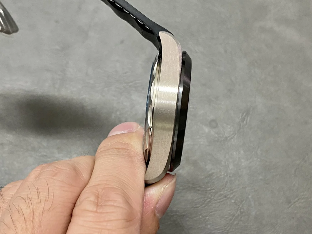 Omega World Time Titanium — photographed off the sweep