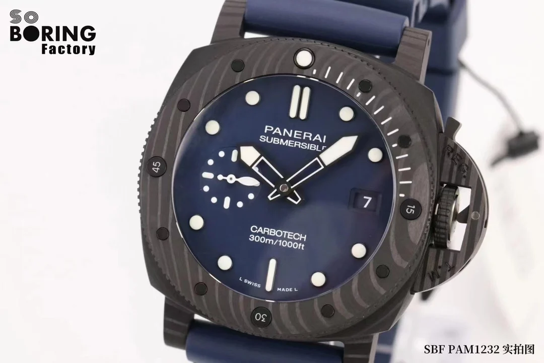 Panerai 1232 — photographed off the sweep