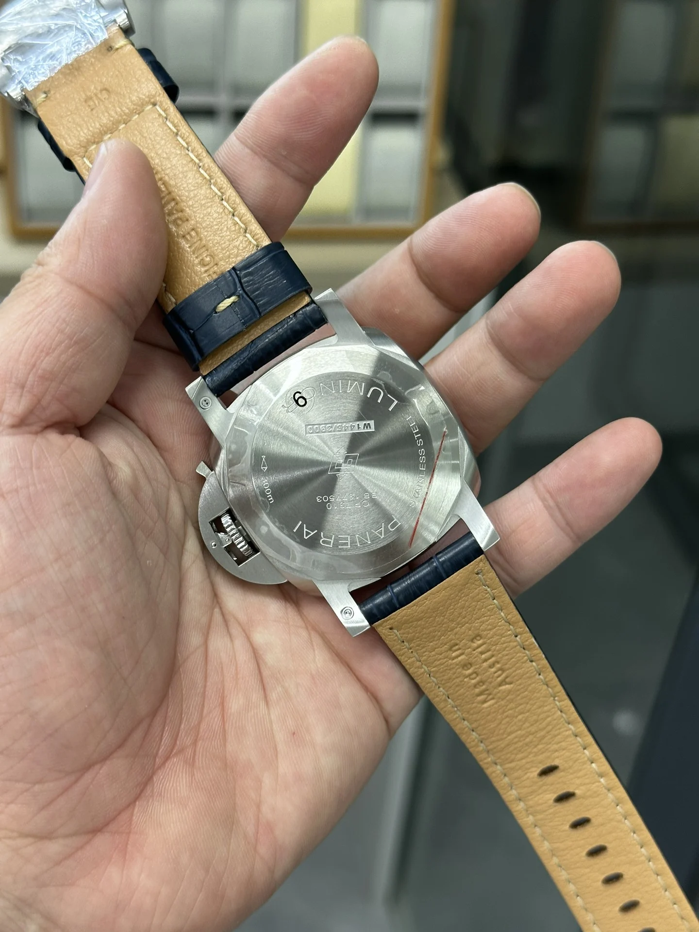 Panerai 1313 — photographed off the sweep