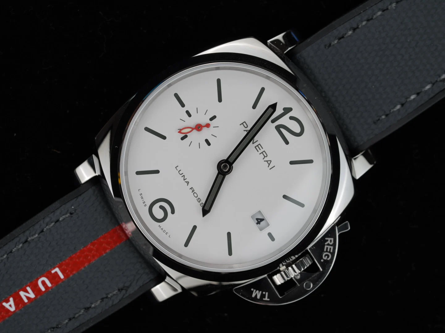 Panerai 1381 — photographed off the sweep