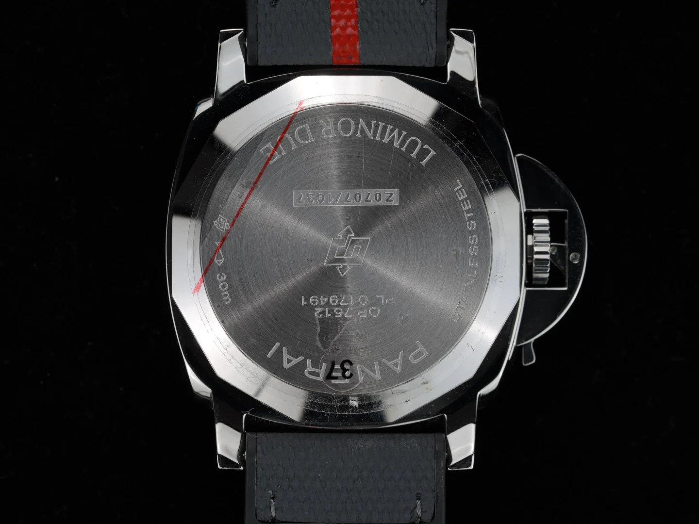 Panerai 1381 — photographed off the sweep