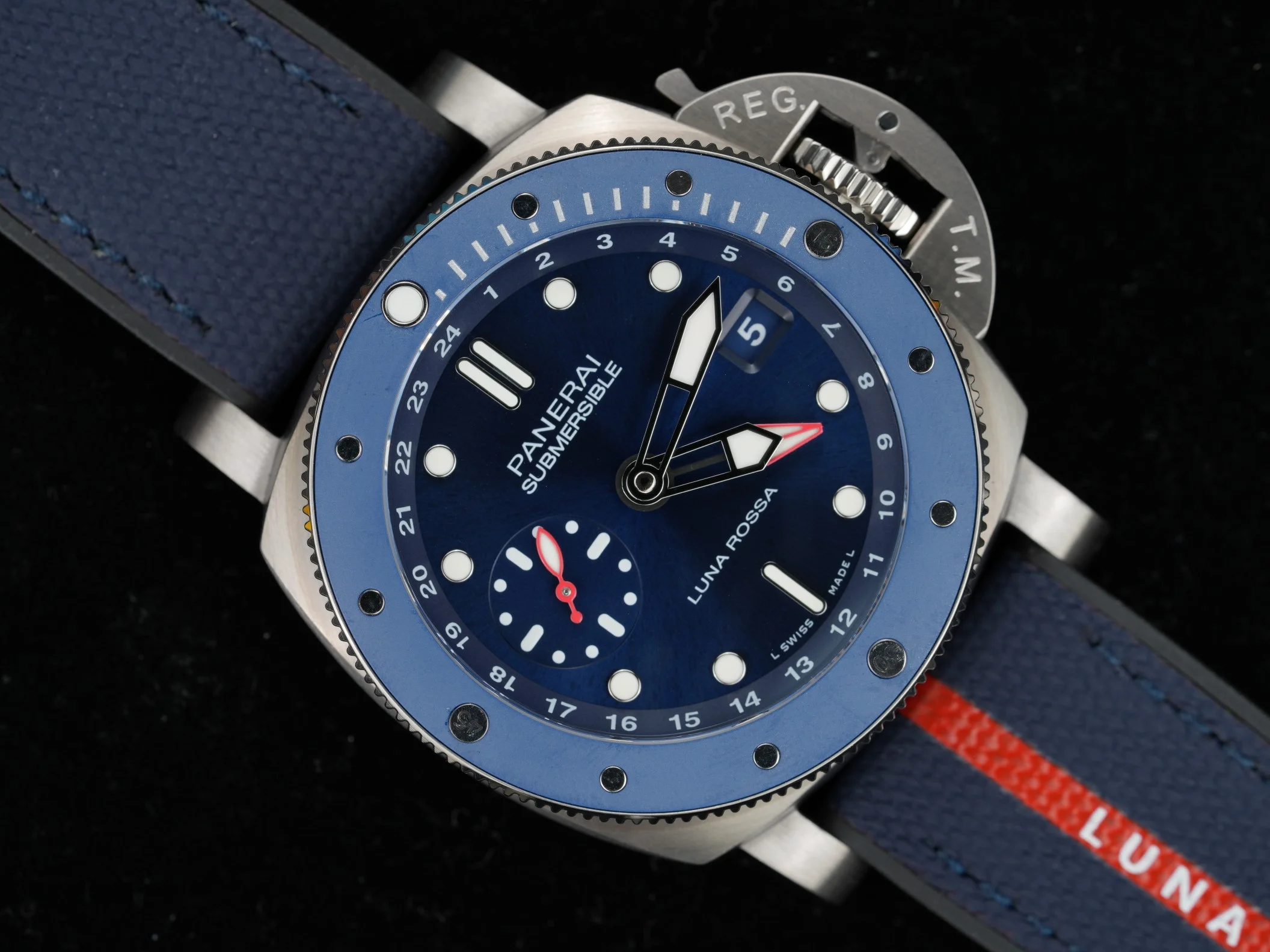 Panerai 1507 — photographed off the sweep
