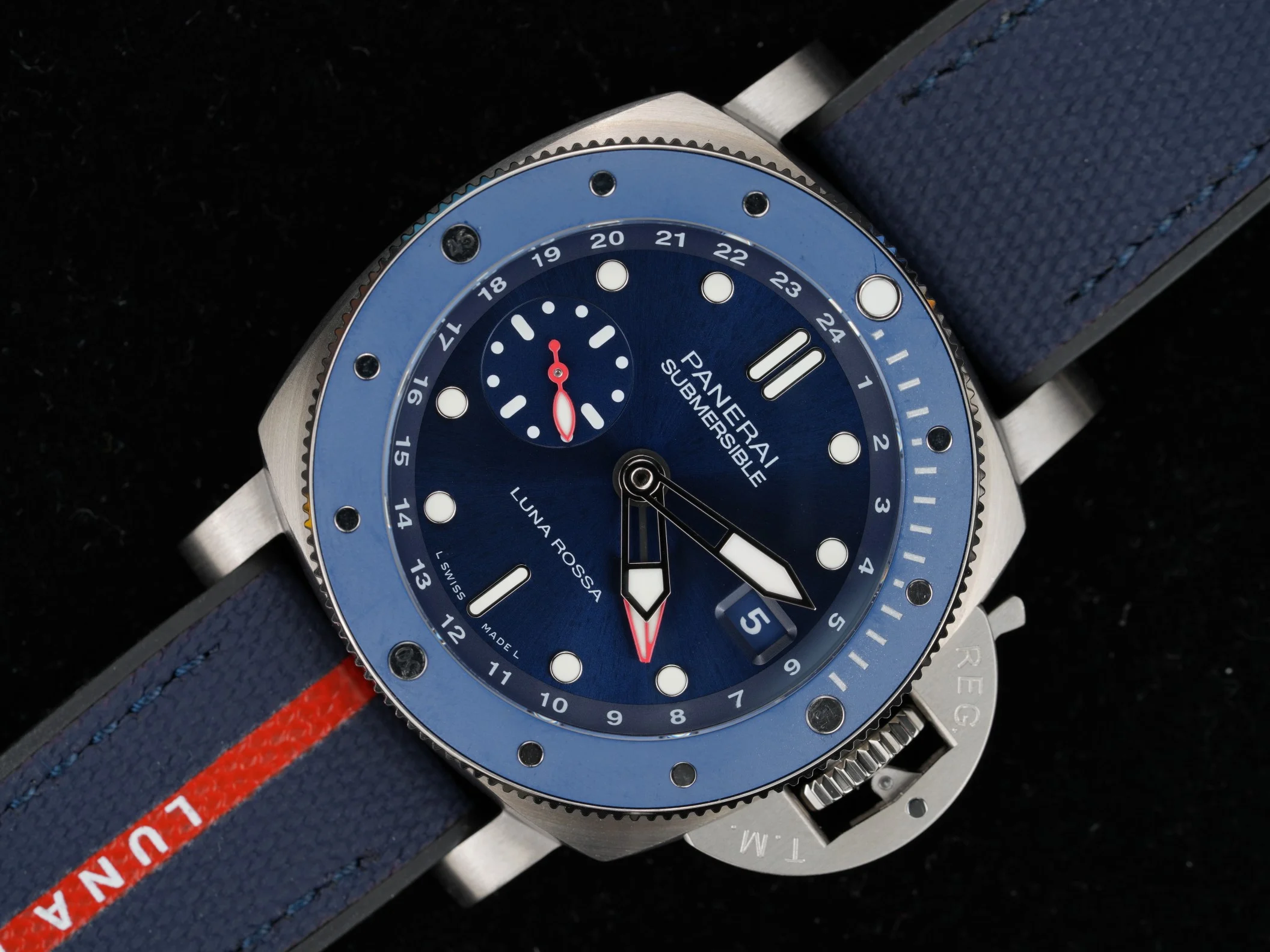 Panerai 1507 — photographed off the sweep