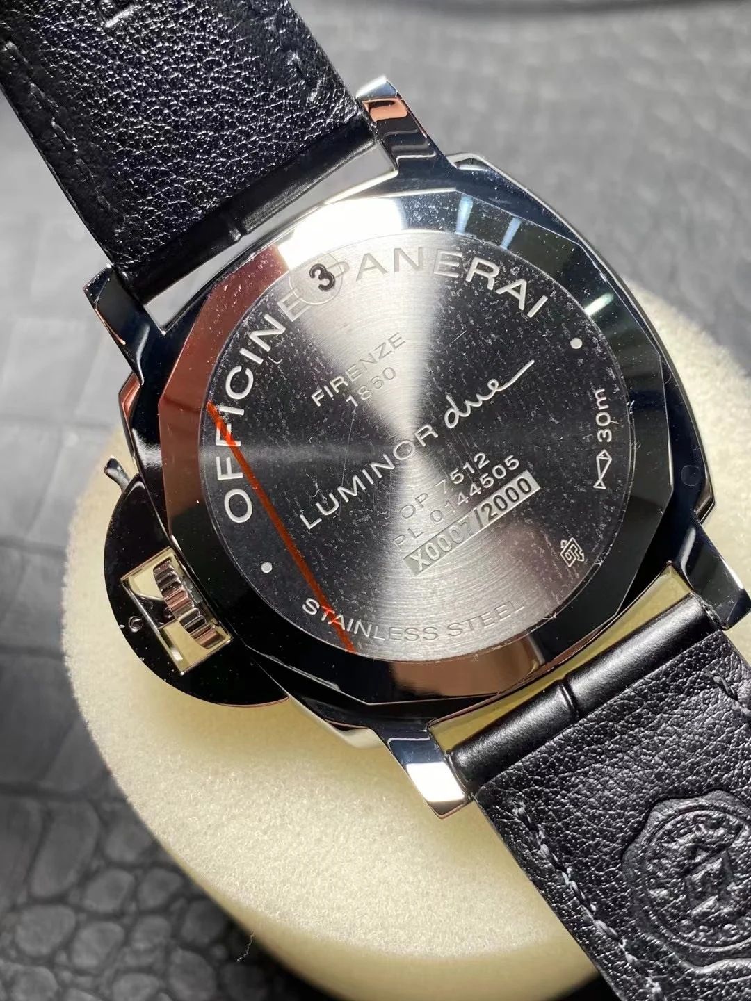 Panerai 42mm — photographed off the sweep