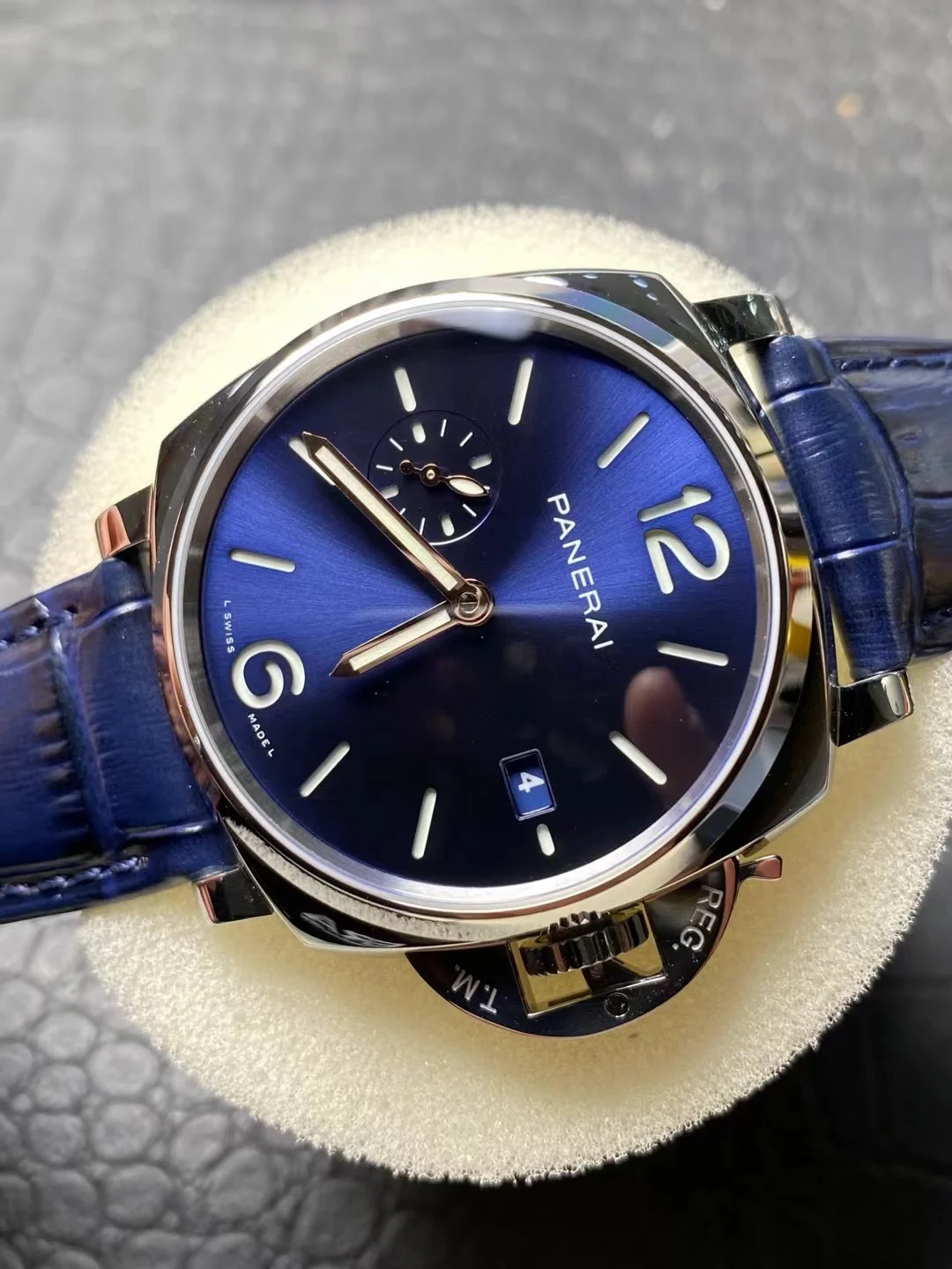 Panerai 42mm — photographed off the sweep