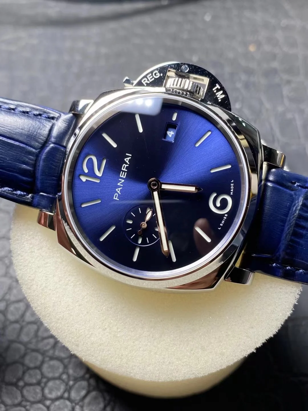Panerai 42mm — photographed off the sweep