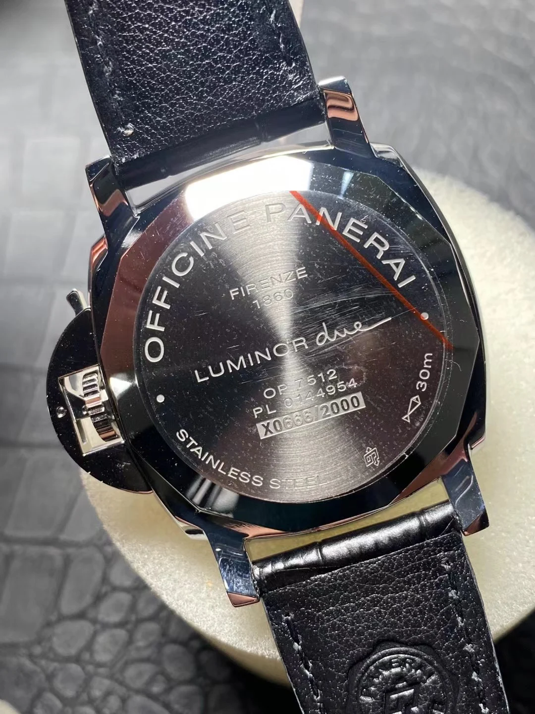 Panerai 42mm — photographed off the sweep