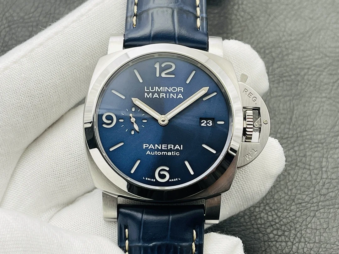 Panerai 43.5mm — photographed off the sweep