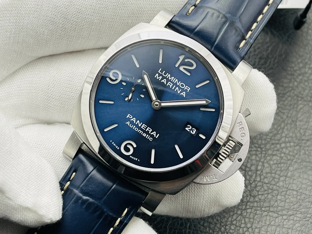 Panerai 43.5mm — photographed off the sweep