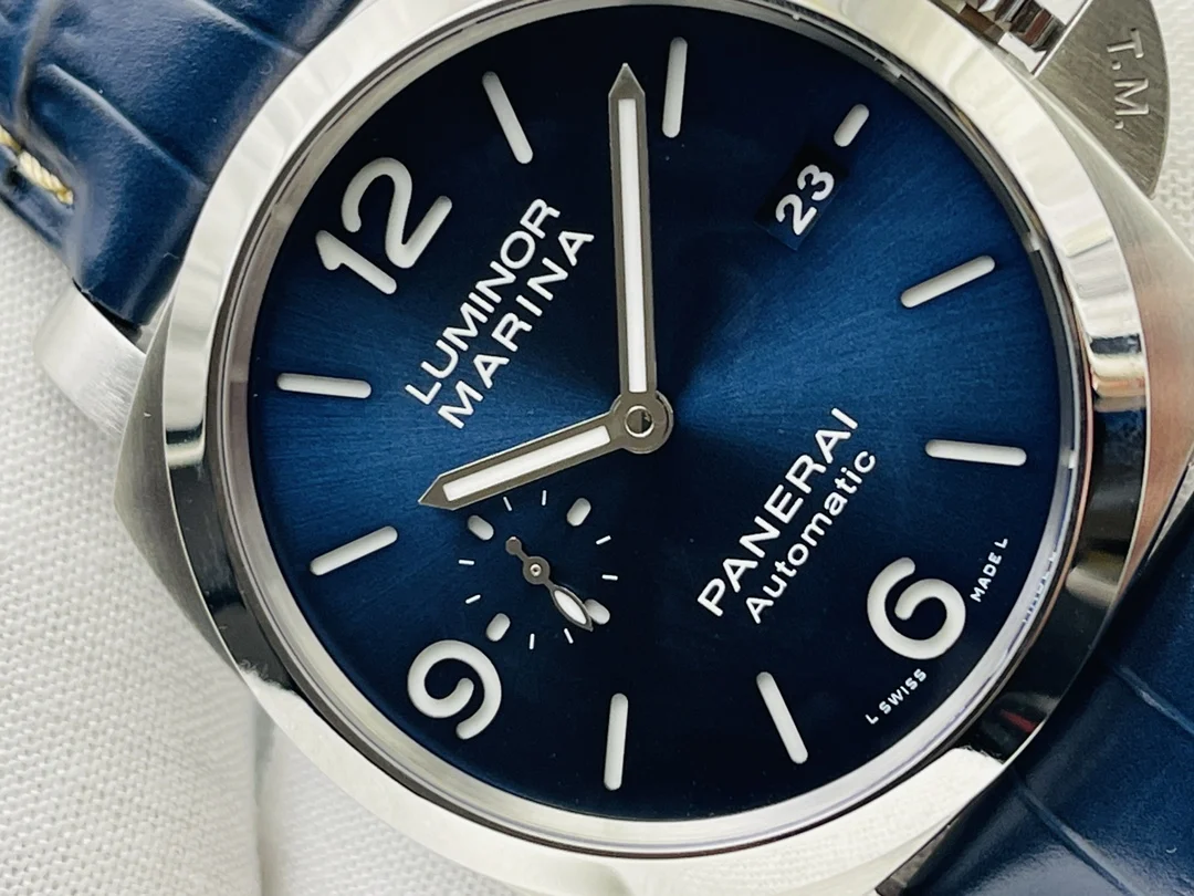 Panerai 43.5mm — photographed off the sweep