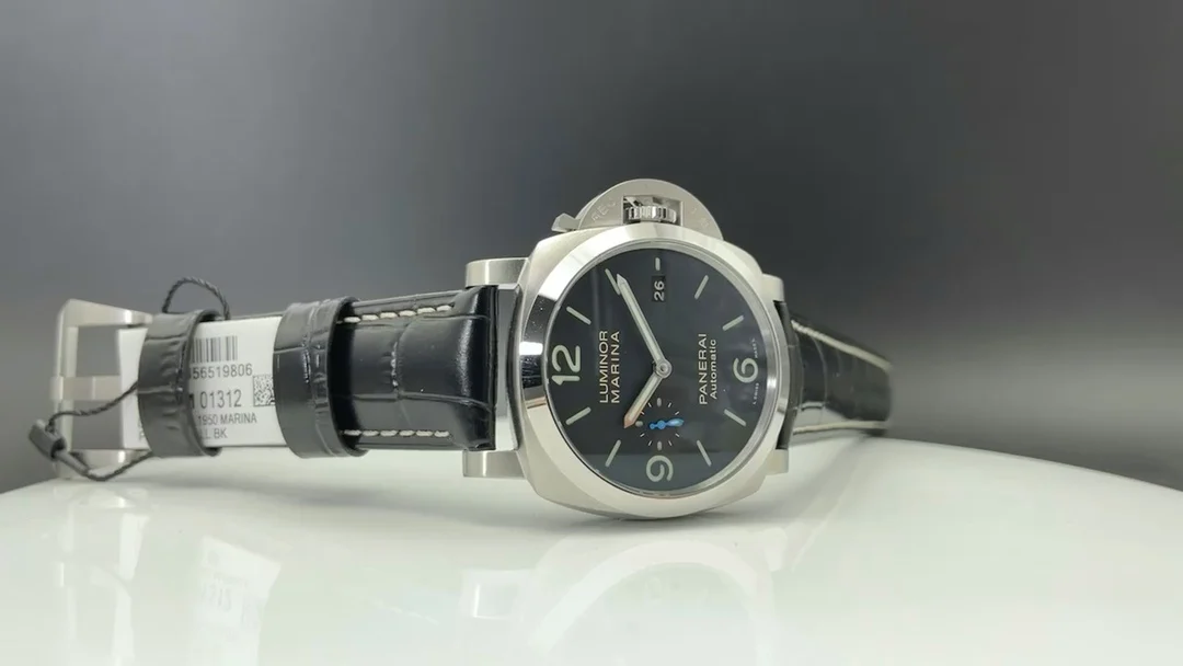 Panerai Black Dial PAM01312 — photographed off the sweep